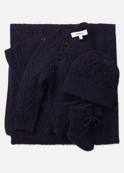 Baby Cashmere Cable Beanie
