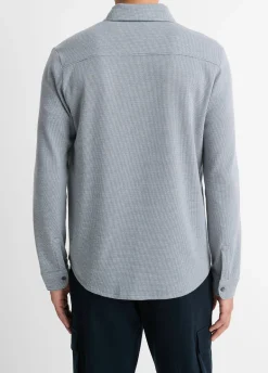 Birdseye Pima Cotton Button-Down Shirt