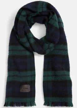 Black Watch Double-Face Merino Wool Scarf