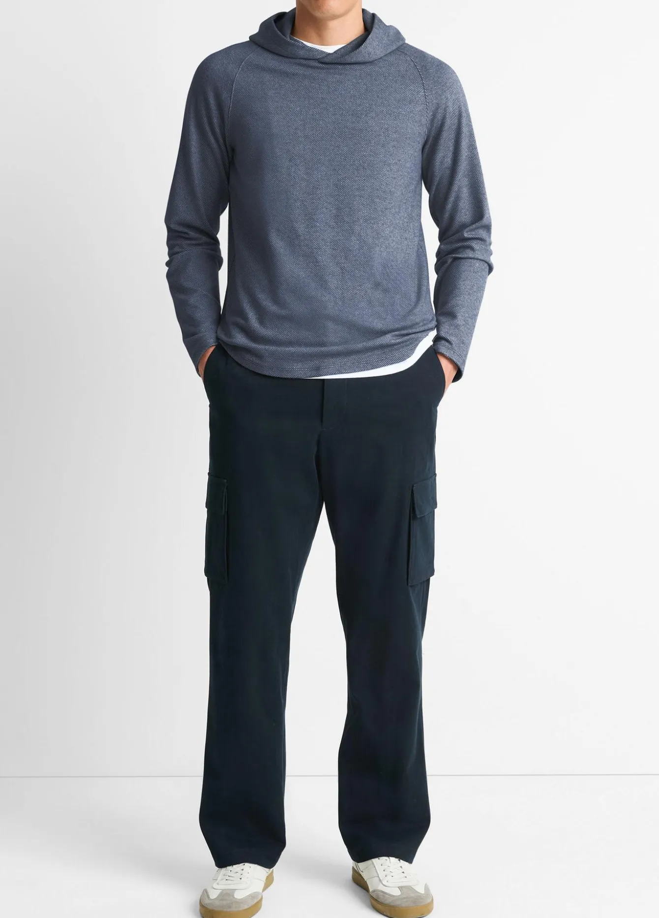 Broken Twill Pullover Hoodie