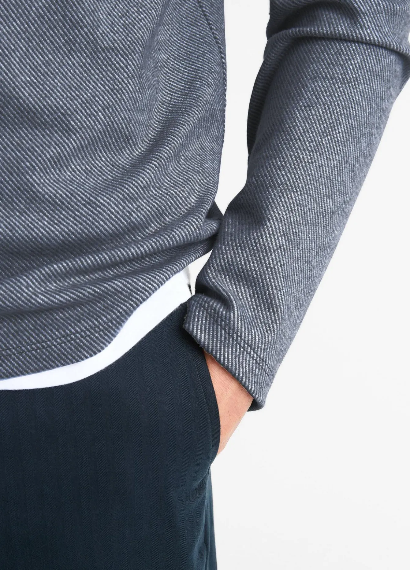 Broken Twill Pullover Hoodie