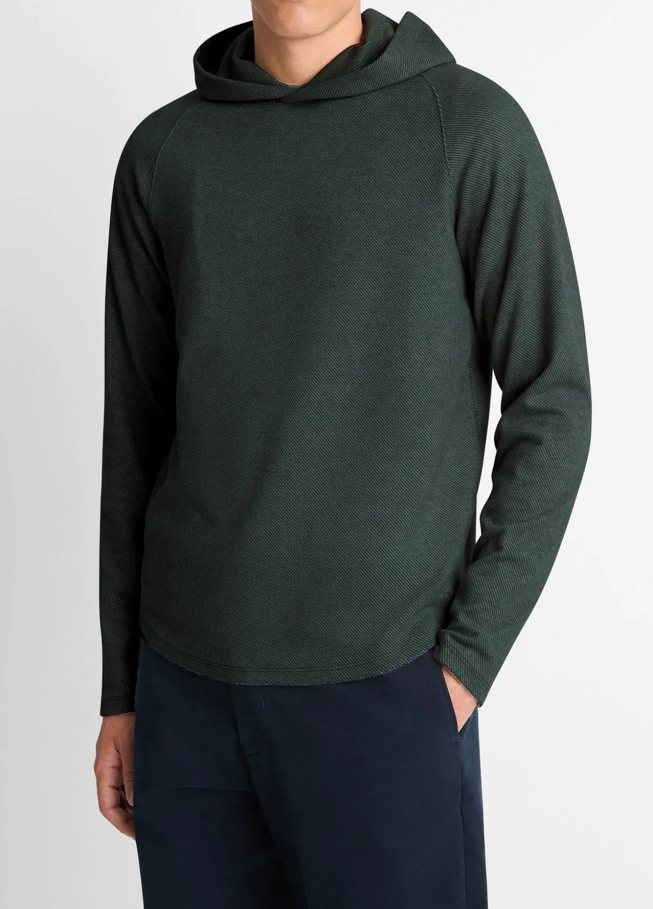 Broken Twill Pullover Hoodie