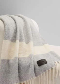 Brushed Alpaca-Blend Throw