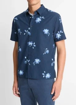 Cascading Floral Short-Sleeve Shirt