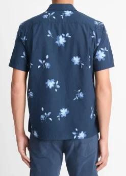 Cascading Floral Short-Sleeve Shirt