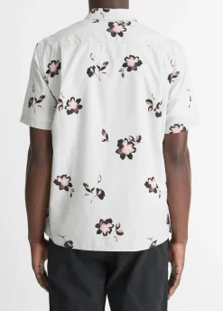 Cascading Floral Short-Sleeve Shirt