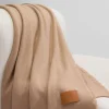 Cashmere Reverse Jersey Throw