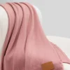 Cashmere Reverse Jersey Throw