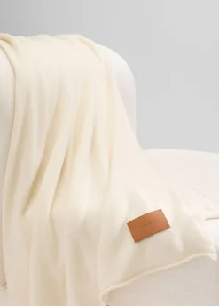 Cashmere Reverse Jersey Throw