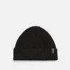 Cashmere Shaker-Stitch Beanie