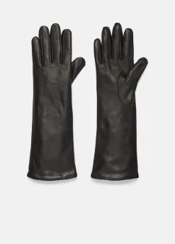 Cashmere-Lined Medium Leather Glove