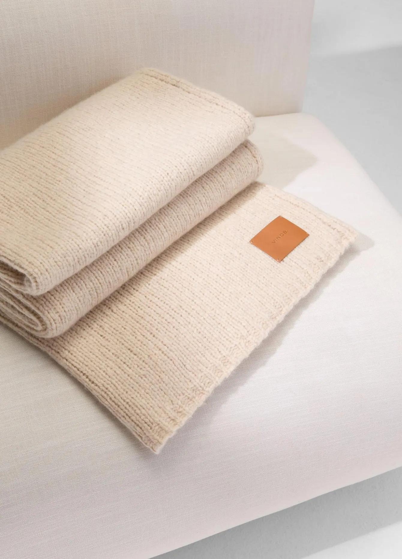 Cashmere-Silk Jersey Throw
