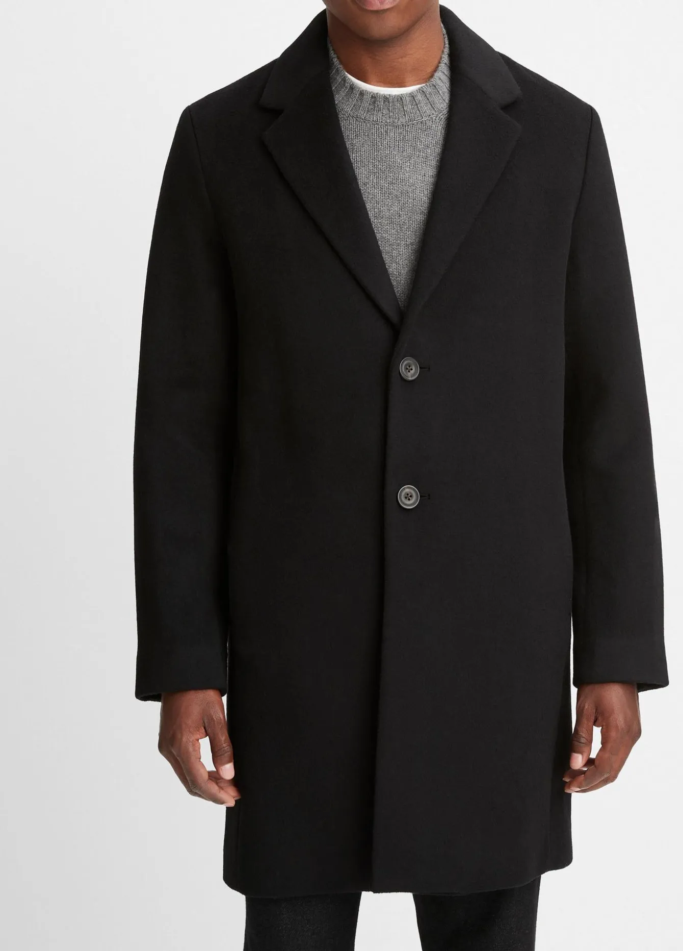 Classic Italian Wool-Blend Coat