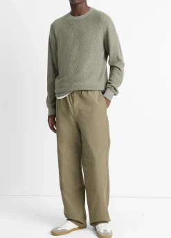 Cotton-Blend Parachute Pant
