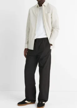Cotton-Blend Parachute Pant