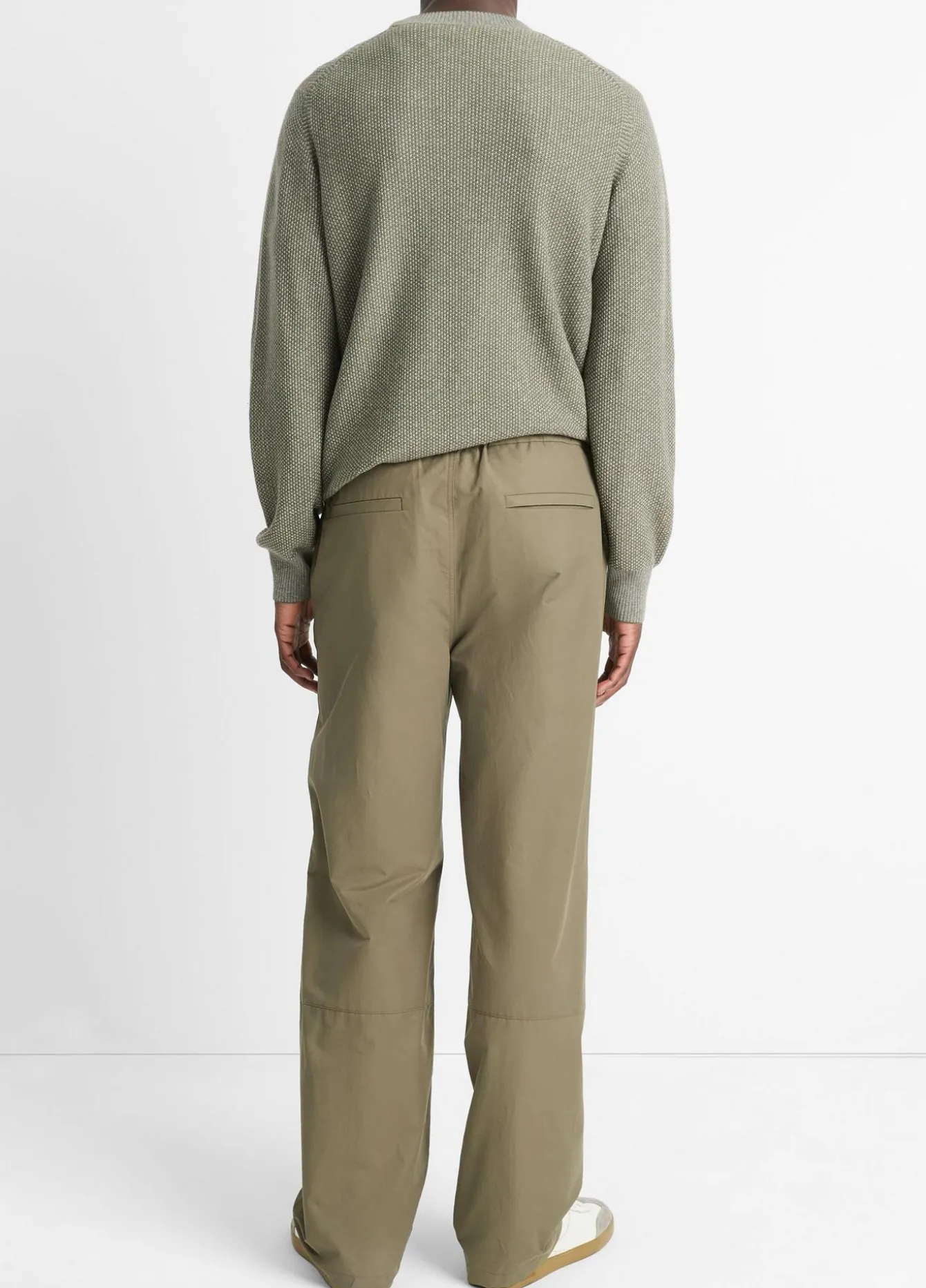 Cotton-Blend Parachute Pant