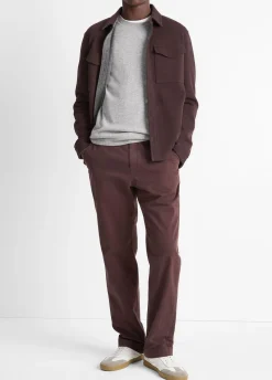 Double-Knit Cotton-Blend Piqué Shirt Jacket