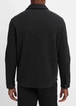 Double-Knit Cotton-Blend Piqué Shirt Jacket