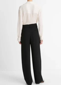 Double-Waistband Drawstring Pant