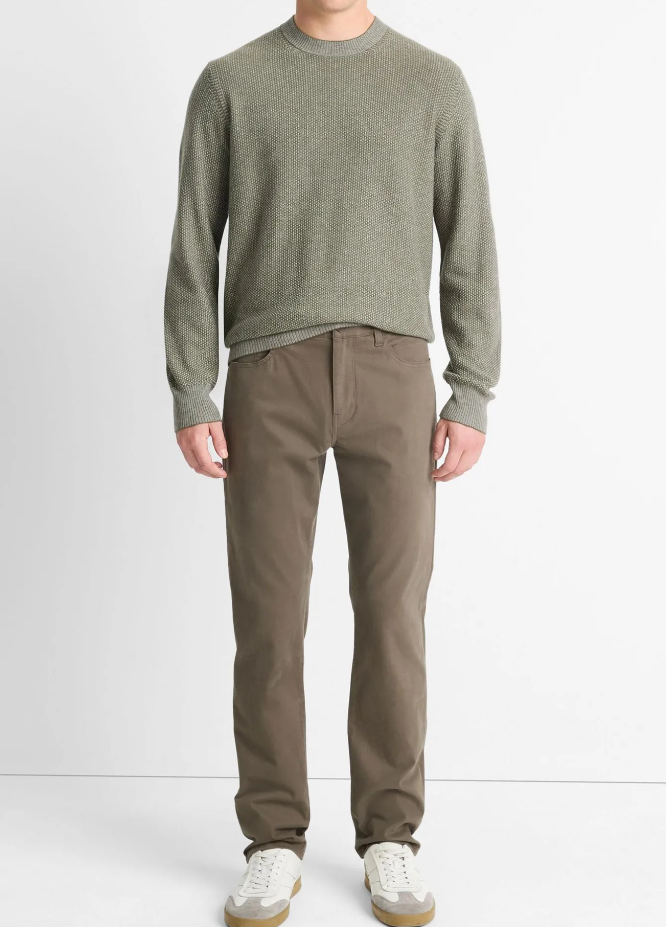 Dylan Slim 5-Pocket Peached Stretch-Cotton Pant