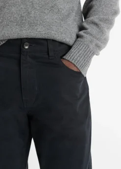 Dylan Slim 5-Pocket Peached Stretch-Cotton Pant