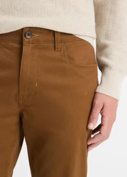 Dylan Slim 5-Pocket Peached Stretch-Cotton Pant