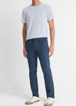 Dylan Slim 5-Pocket Peached Stretch-Cotton Pant