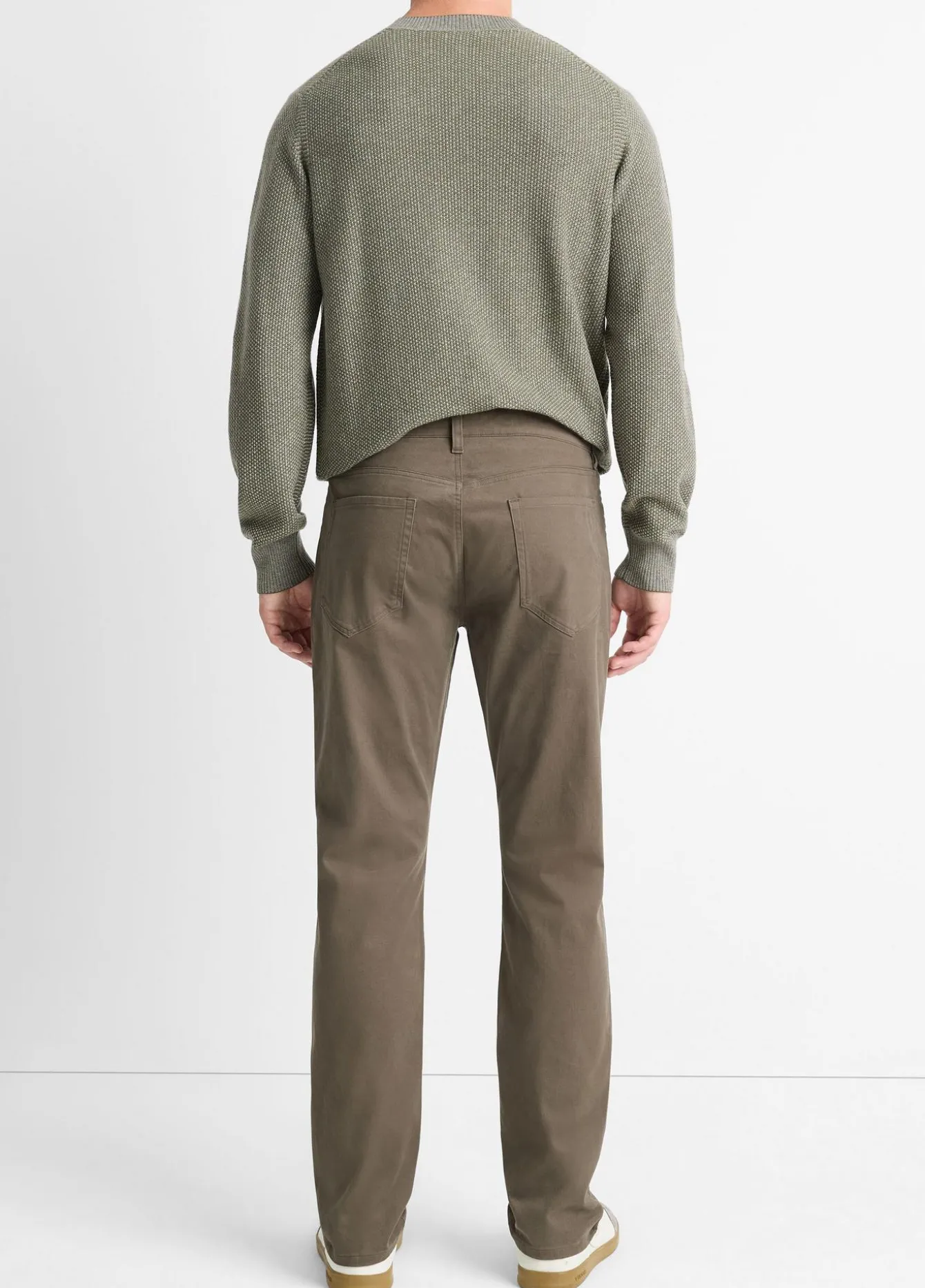 Dylan Slim 5-Pocket Peached Stretch-Cotton Pant