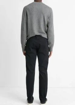 Dylan Slim 5-Pocket Peached Stretch-Cotton Pant