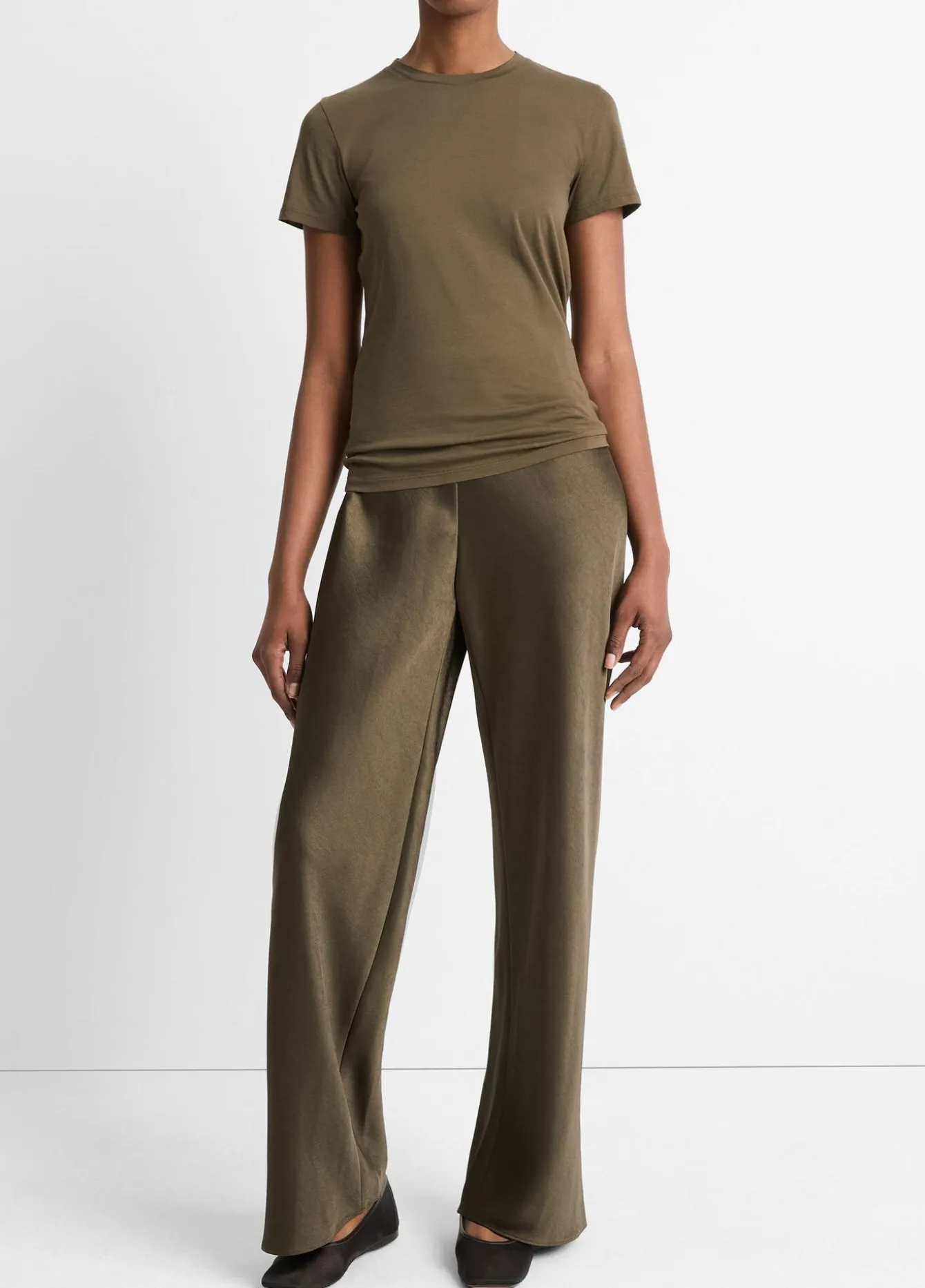 Essential Pima Cotton Crew Neck T-Shirt