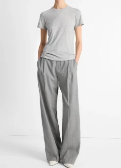 Essential Pima Cotton Crew Neck T-Shirt