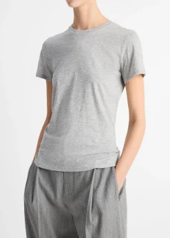 Essential Pima Cotton Crew Neck T-Shirt