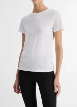 Essential Pima Cotton Crew Neck T-Shirt