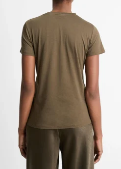 Essential Pima Cotton Crew Neck T-Shirt