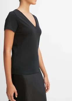 Essential Pima Cotton V-Neck T-Shirt