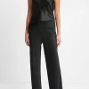 Fluid Satin Bias Pant