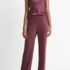 Fluid Satin Bias Pant