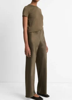 Fluid Satin Bias Pant
