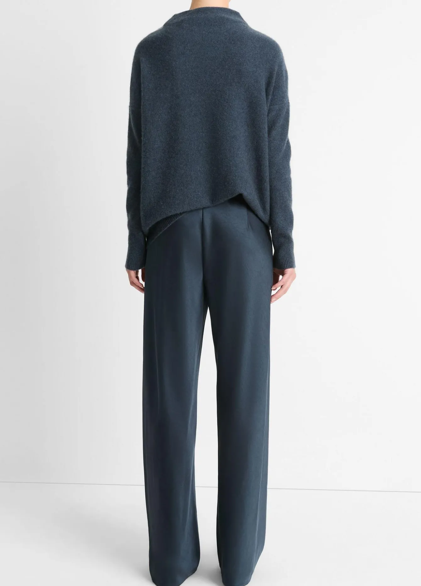Fluid Satin Bias Pant