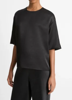 Fluid Satin T-Shirt