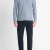 Garment Dye Cotton Long-Sleeve Henley