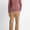Garment Dye Cotton Long-Sleeve Henley