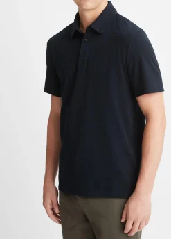 Garment Dye Cotton Polo Shirt