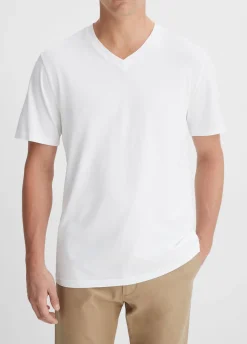 Garment Dye Short Sleeve V-Neck T-Shirt