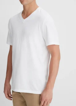 Garment Dye Short Sleeve V-Neck T-Shirt