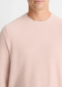 Geo-Jacquard Wool-Blend Crew Neck Sweater