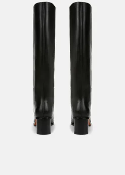 Gerrie Leather Knee Boot
