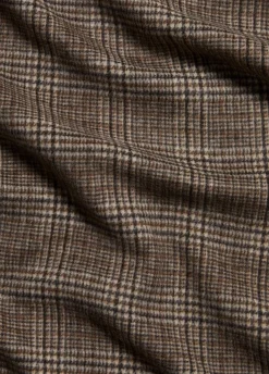 Glen Plaid Double-Face Cashmere Scarf
