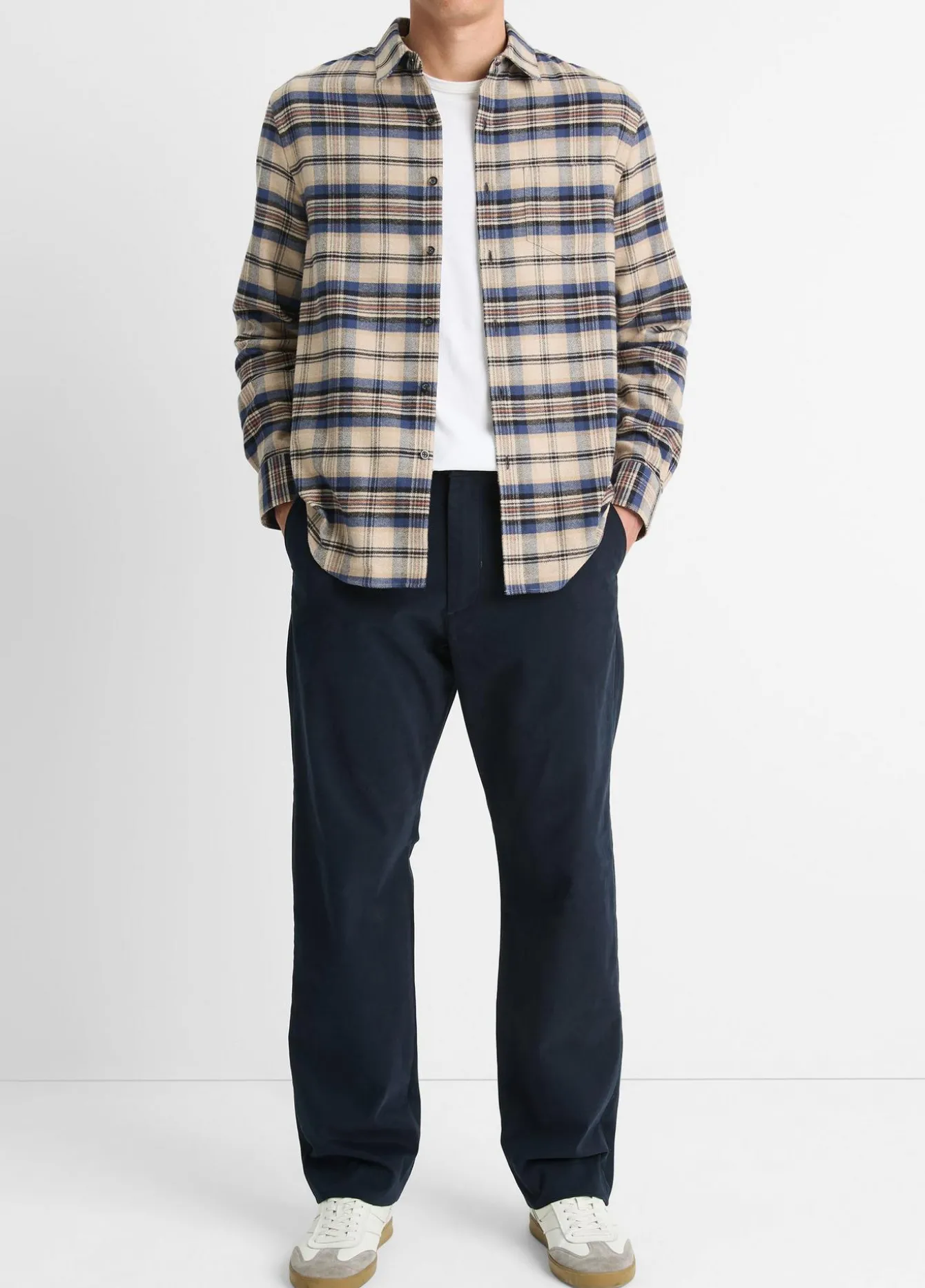Hasley Plaid Cotton Long-Sleeve Shirt