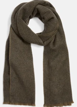 Herringbone Cashmere Scarf